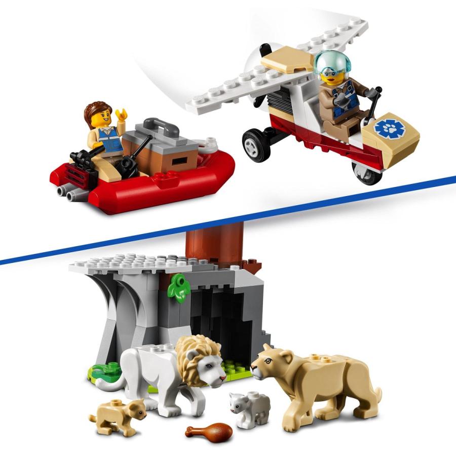 レゴ(LEGO) シティ どうぶつレスキュー基地 60307 : ていねい梱包 