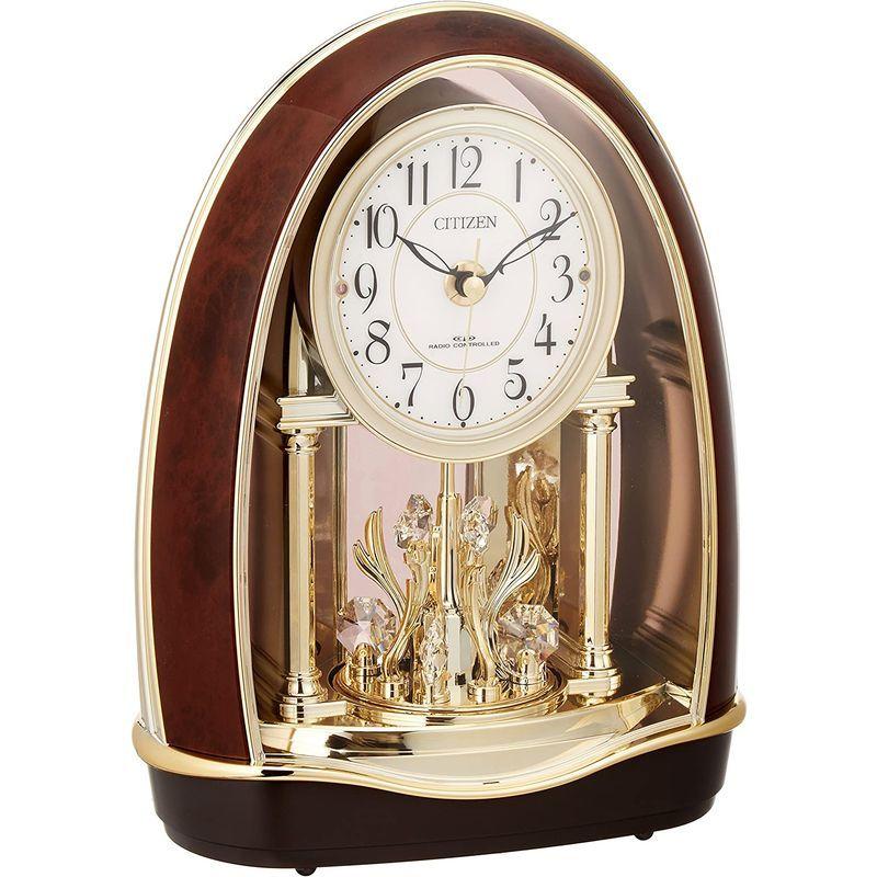 【中古品/USED】 シチズン 置き時計 電波 アナログ パルドリームR414 毎正時 メロディ 12曲 入り 茶 CITIZEN 4RN414-023 【1946107706】(12365円)
