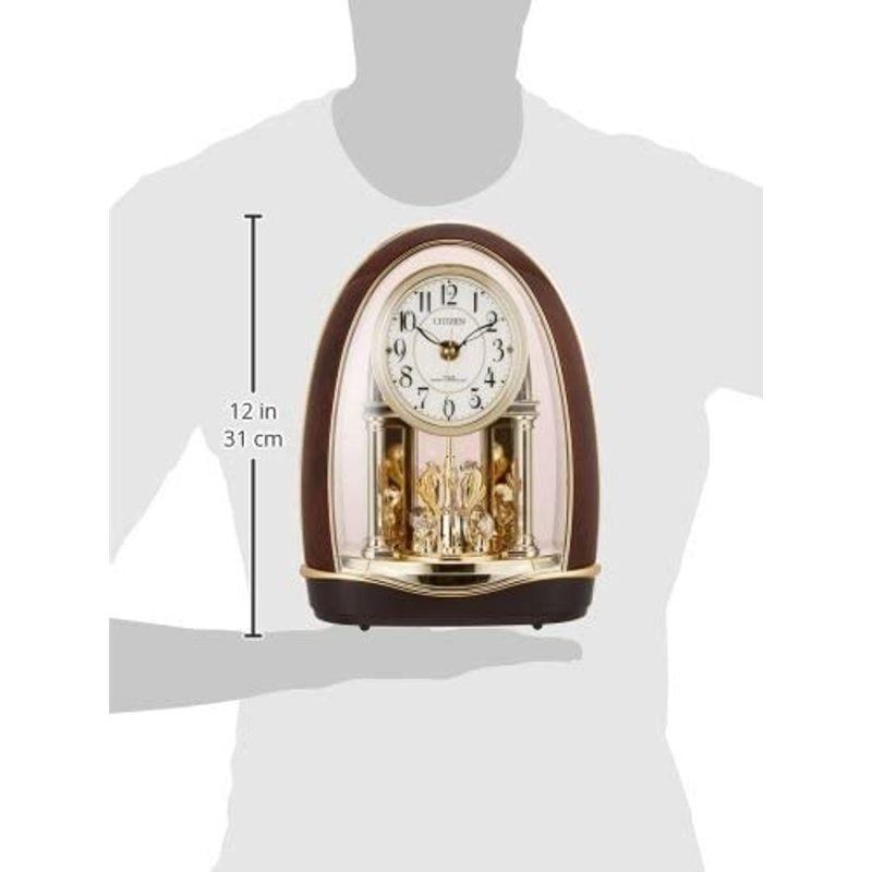 【中古品/USED】 シチズン 置き時計 電波 アナログ パルドリームR414 毎正時 メロディ 12曲 入り 茶 CITIZEN 4RN414-023 【1946107706】(12365円)