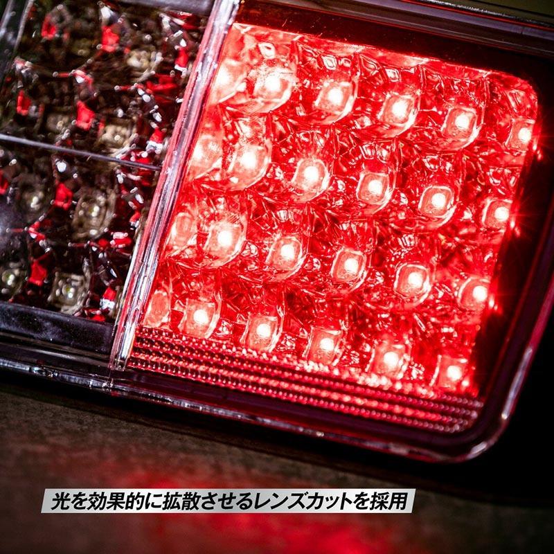 スズキ エブリイ LEDテールランプ DA64 DA17 フルLED テールライト led 反射板 ハイフラ防止抵抗 リフレクター 最新 カスタム 外装パーツ L-K-27-01｜whitewall｜03