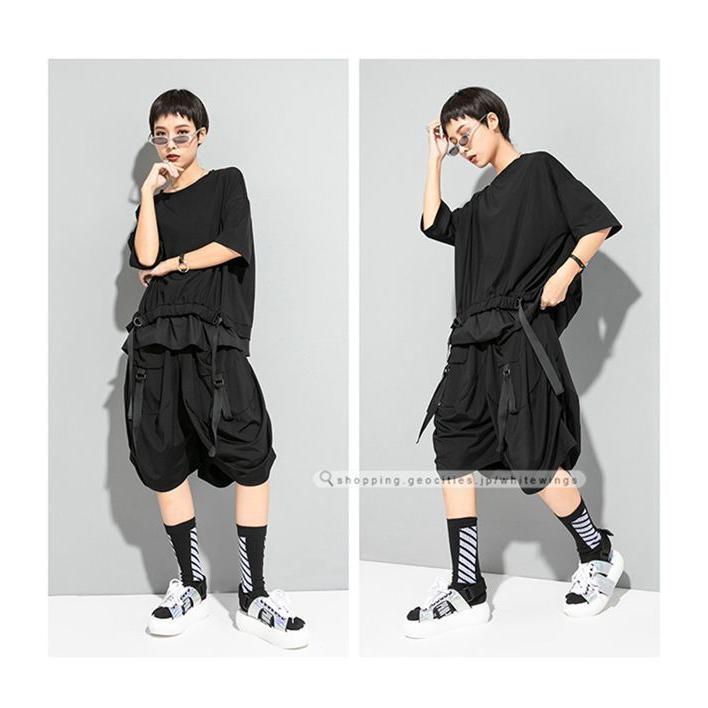 ワンピース レディース ミニワンピース 半袖 モード ギャル 黒 カジュアル ナチュラル 旅行 大きいサイズ 定番スタイル 個性的 激安 6230 White Wings 通販 Yahoo ショッピング