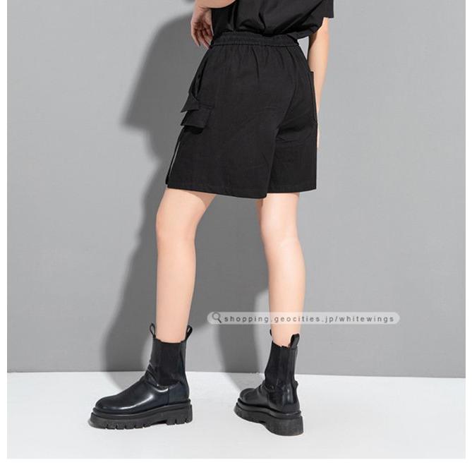 ショートパンツ レディース モード ギャル 黒 欧米ファション ガーリー 二次会 リラックス ボトムス 代 30代 40代 50代 仮装 激安 Ll1851 White Wings 通販 Yahoo ショッピング