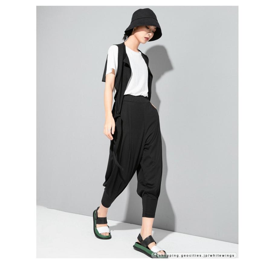 サルエルパンツ七分丈 レディース夏コーデ 黒フォーマル 結婚式 きれいめ 40代 30代 代 ゆったり おしゃれ M0507 White Wings 通販 Yahoo ショッピング