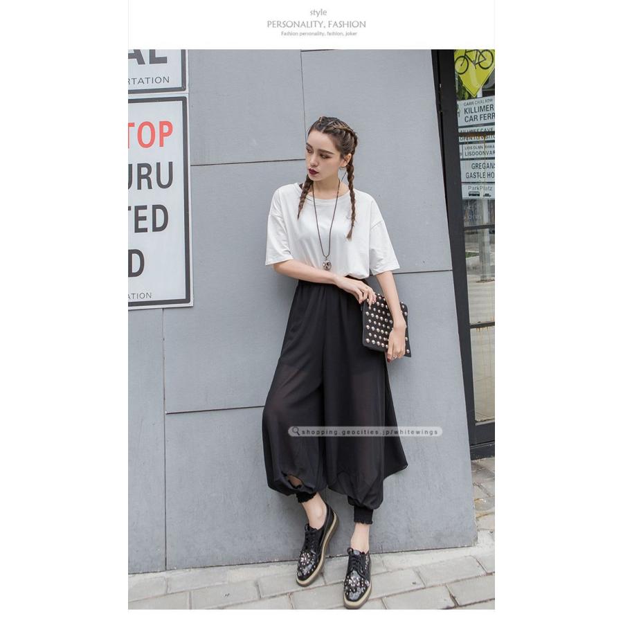 パンツ ワイド バギーパンツ ボトムス レディース モード アメカジ 黒 大人女子 きれいめ お呼ばれ 体型カバー 定番スタイル 婦人服 22春 M White Wings 通販 Yahoo ショッピング