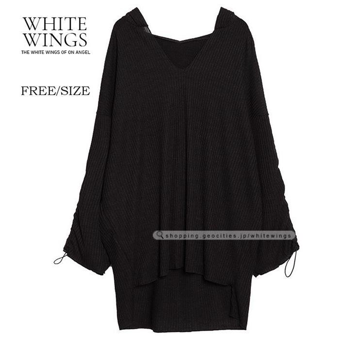 ニットセーター レディース春秋 コーデ 黒フォーマル 結婚式 きれいめ 40代 30代 代 フード付き W2708 White Wings 通販 Yahoo ショッピング