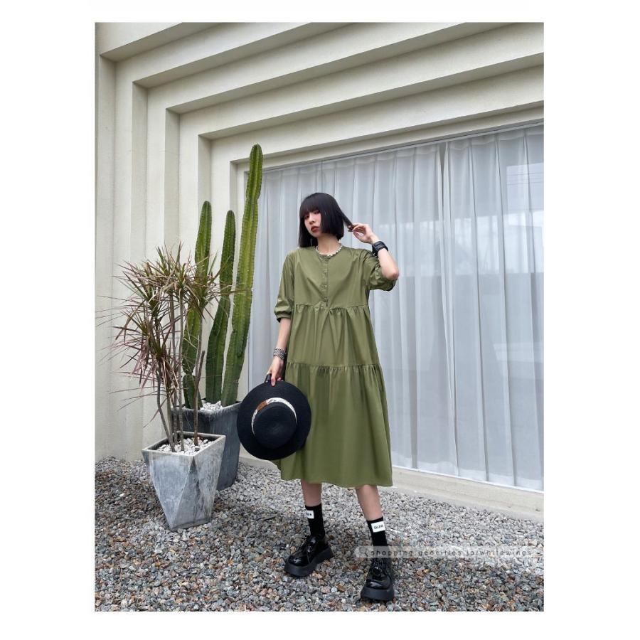 ワンピース レディース ロング丈ワンピース 半袖 モード ギャル 黒 カジュアル キレカジ デート オーバーサイズ ドットワンピース 40代 50代 婦人服 夏セール W7039 White Wings 通販 Yahoo ショッピング