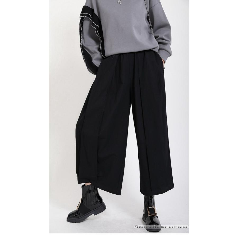 バギーパンツ レディース秋冬 コーデ黒フォーマル 結婚式 きれいめ 40代 30代 代 厚手カジュアル九分丈着痩せ Zc1563 White Wings 通販 Yahoo ショッピング