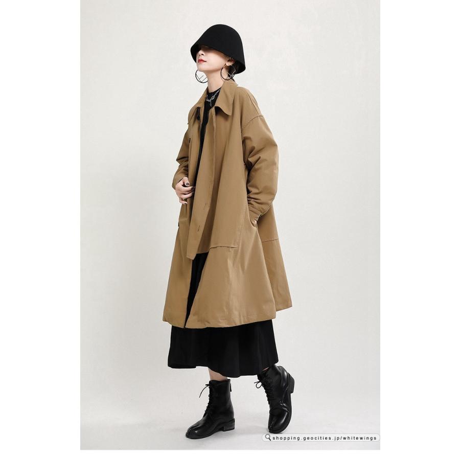 トレンチコート レディース秋冬 コーデ黒フォーマル 結婚式 きれいめ 40代 30代 代 厚手非対称ゆったり Zc1664 White Wings 通販 Yahoo ショッピング