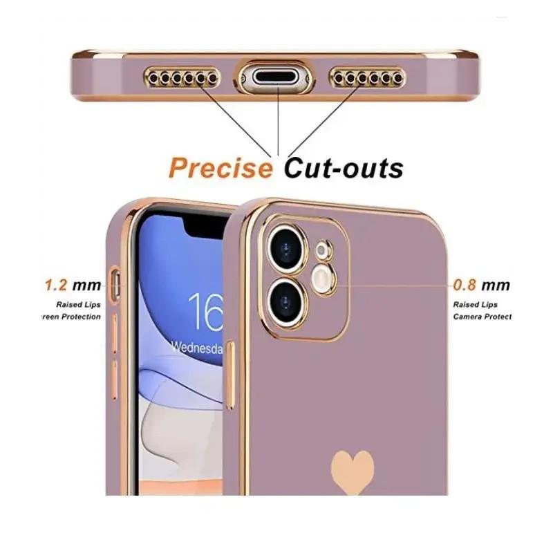 iPhone iPhoneケース 14 Pro 12 SE3 ハート 12Pro Max 11 12mini XR XS