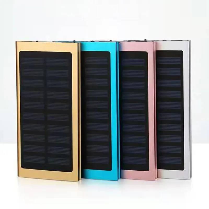 モバイルバッテリー 大容量 30000mAh 超軽量 2.1A急速充電 ソーラー