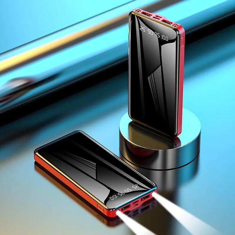 モバイルバッテリー 大容量 30000mAh LCD スマホ充電器 急速充電