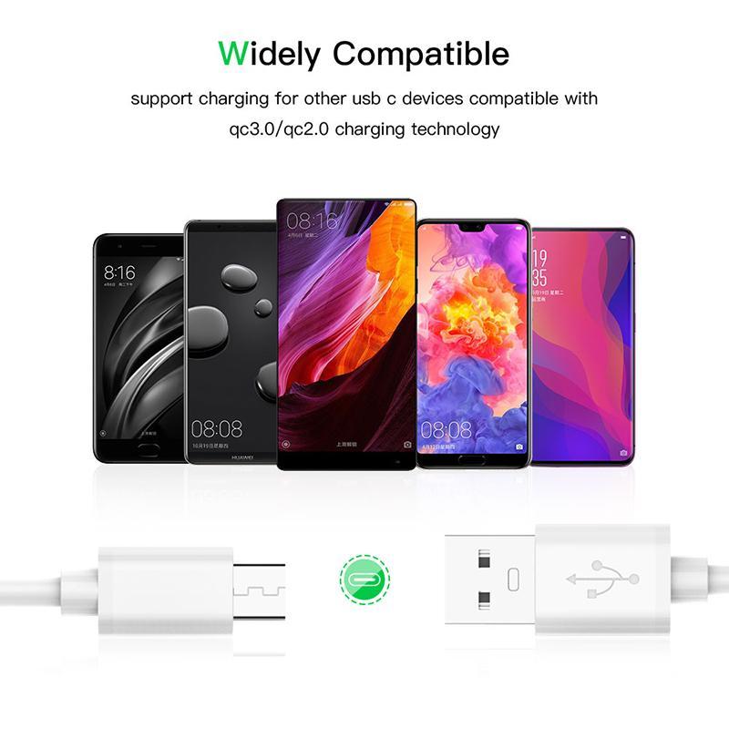 iPhone 充電ケーブル 1m 5本セット Android Micro USB Type-C ケーブル