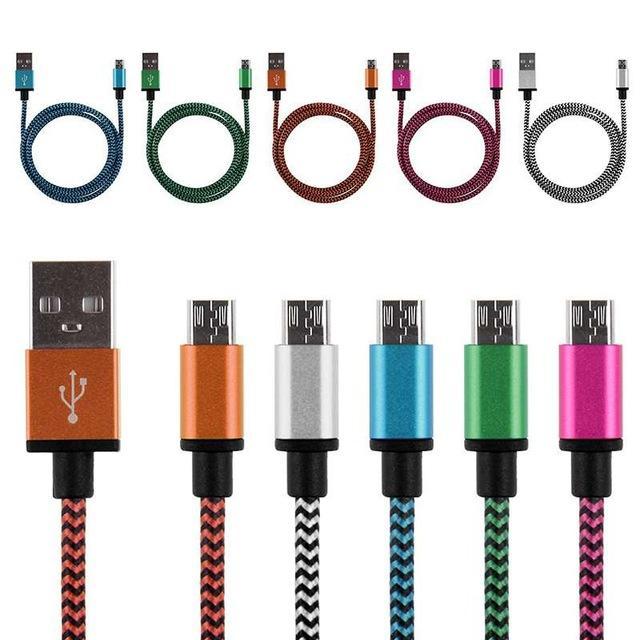 iPhone充電ケーブル Type-C ケーブル USB-A 充電ケーブル iPhone用 MicroUSB用 Type-Cケーブル 強化 ナイロン製 3m 2m 1m A04（Yahoo!・スマートフォングッズHono）