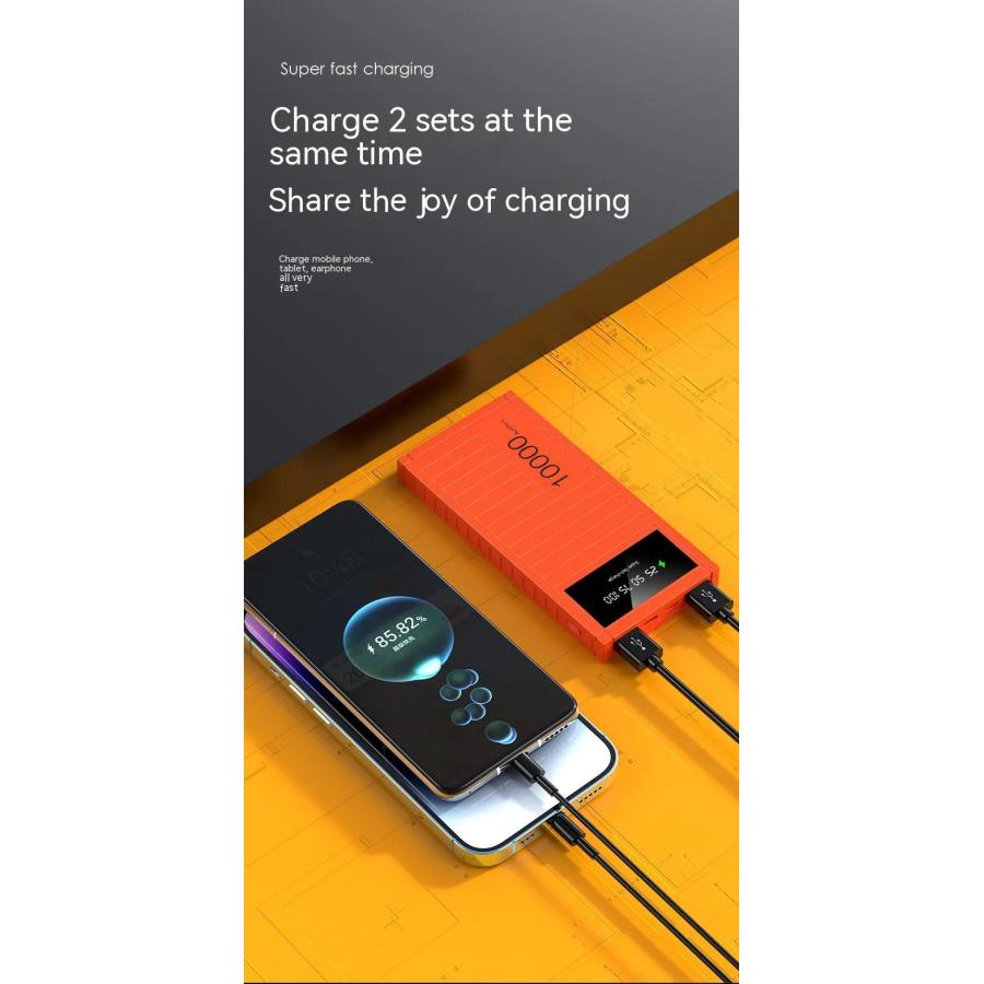 モバイルバッテリー 2個セット 50000mAh 超大容量 ポリマー電池