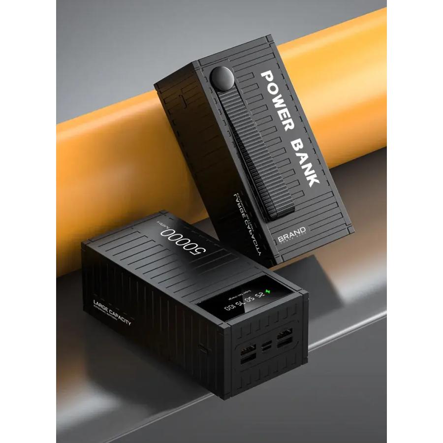 モバイルバッテリー 2個セット 50000mAh 超大容量 ポリマー電池 携帯