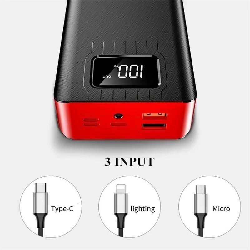 モバイルバッテリー 大容量 50000mAh 3タイプ給電 30power モバ充