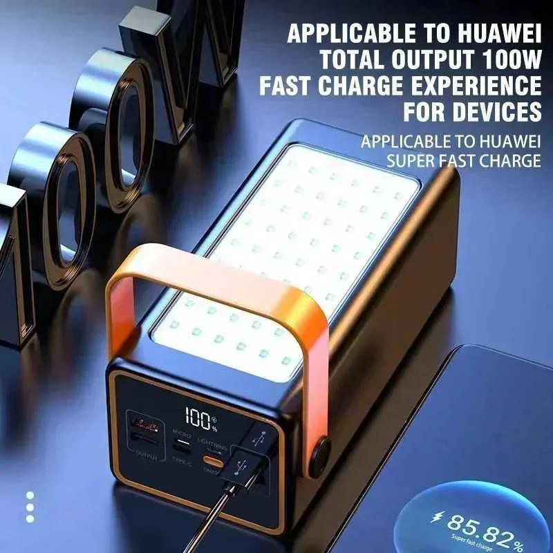 モバイルバッテリー 超大容量 100000mAh モバ充 iphone Lightning type 