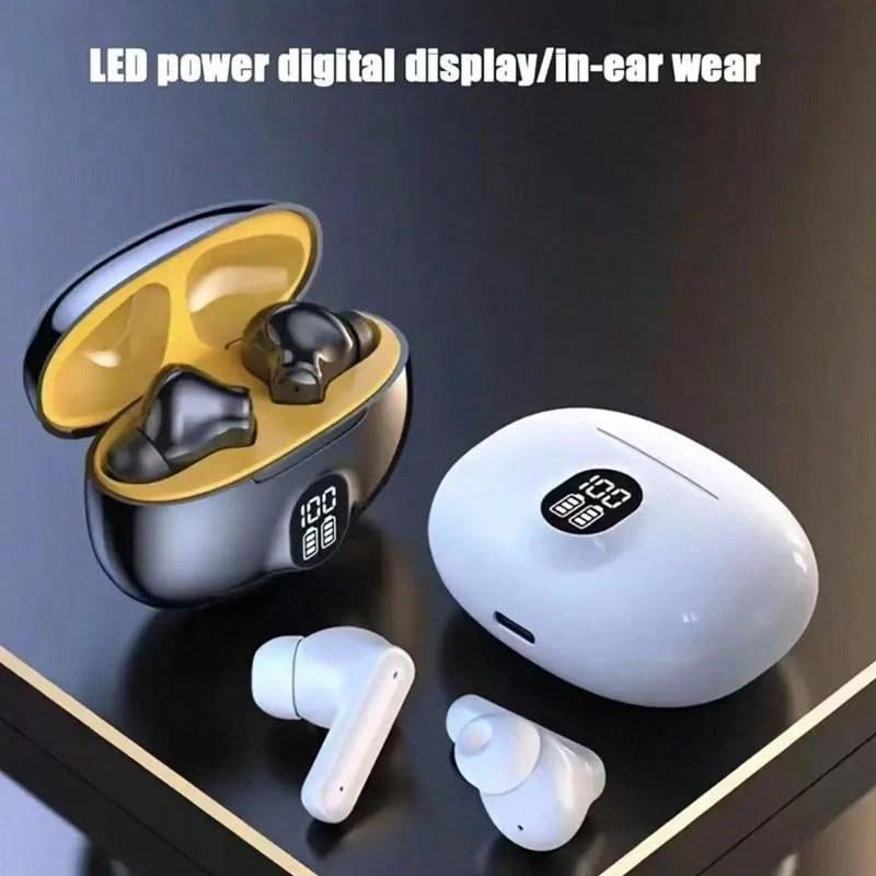 ワイヤレスイヤホン Bluetooth コンパクト デジタル表示 高音質 重低音