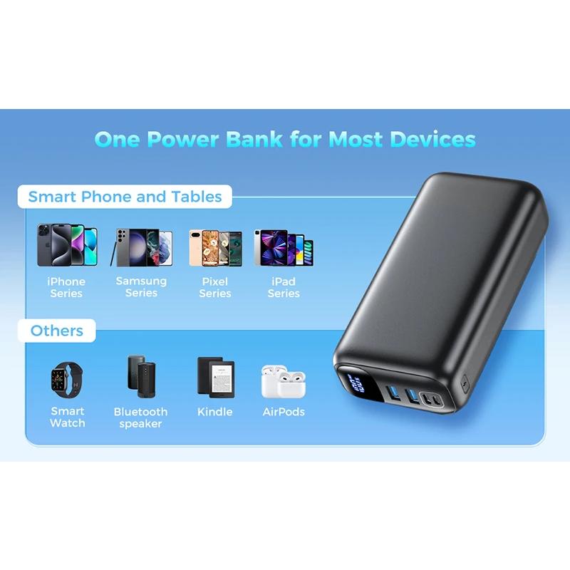 22.5W 急速充電 50000mAh 大容量 モバイルバッテリー 2WAY入力 Type-C+