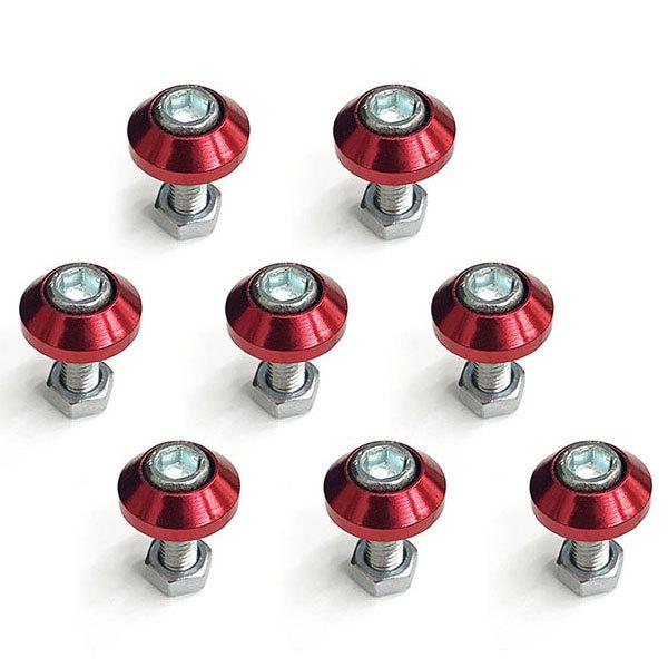 ナンバープレート ボルト フェンダー フジツボ 盗難防止 アルミ