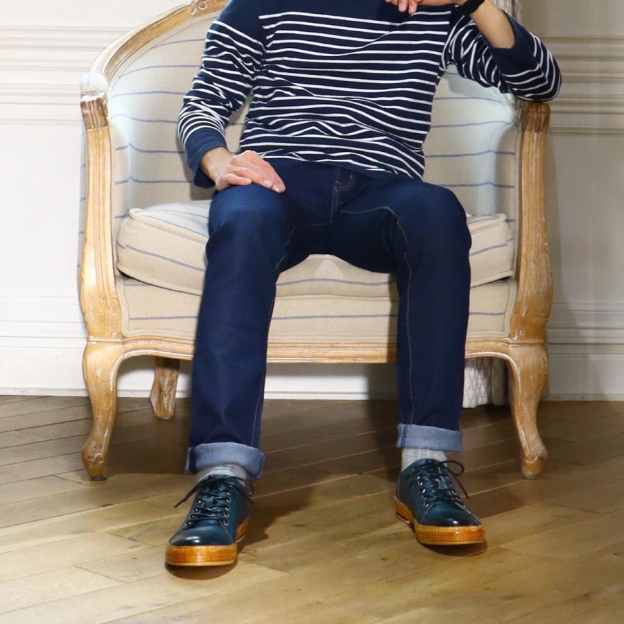 チリッチ　本人着用　シューズ whoop-de-doo カジュアルシューズ レザースニーカー ヌメ巻き 本革 革