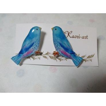 青い鳥 とり トリ のピアス 手作り 風遊 7513 風遊 通販 Yahoo ショッピング
