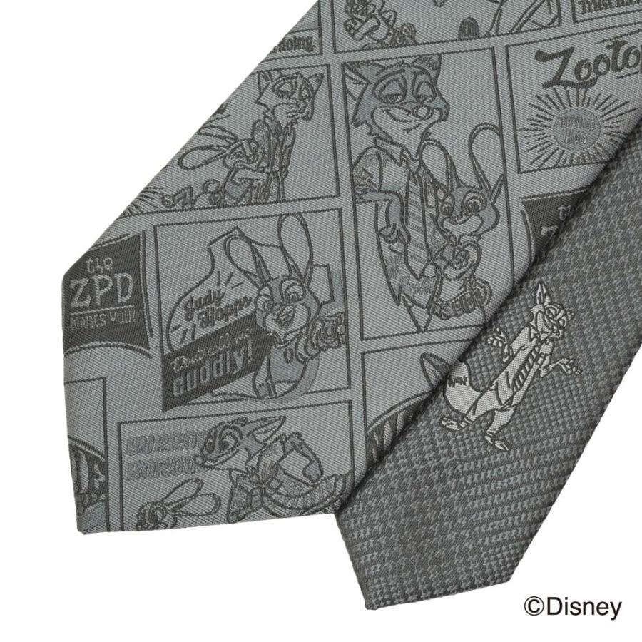 Disney（ディズニー） ネクタイ ズートピア ジュディ＆ニック柄