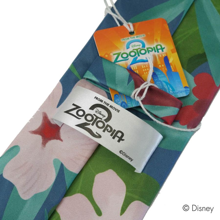 【クッション】ディズニー ズートピア ニック ネクタイ サングラス ネクタイ DISNEY ディズニー ズートピア・ニック柄 ブランド ネクタイ