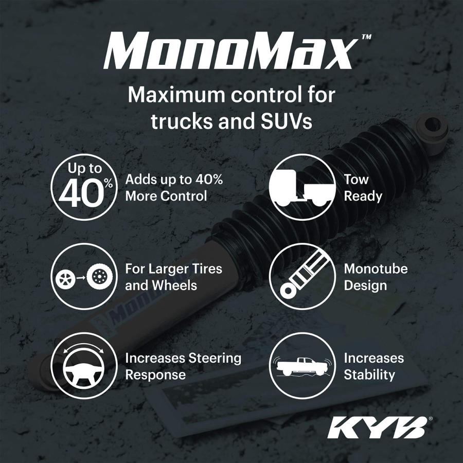 KYB 565047 モノマックス ガスショック レッド KYB 565047 MonoMax Gas Shock ， Red 並行輸入品_9