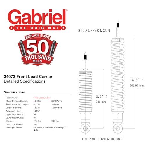 Gabriel 34073 フロントロードキャリア コイルスプリング ショックアブソーバー ビュイック/キャデラック/シボレーの選 並行輸入品_7