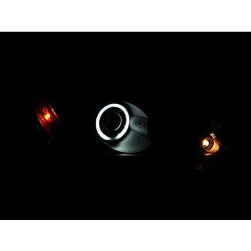 Anzo USA 121102 三菱ランサープロジェクター ヘイローブラックヘッドライトアセンブリ付き (ペアで販売) Anz 並行輸入品_9
