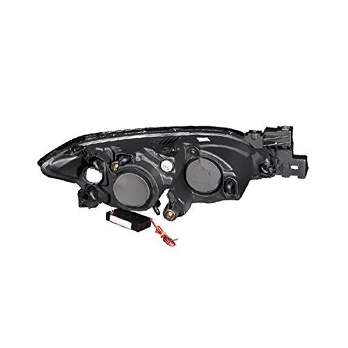 Anzo USA 121211 マツダ 3 クローム クリア プロジェクター Halos ヘッドライト アセンブリ (ペアで販 並行輸入品