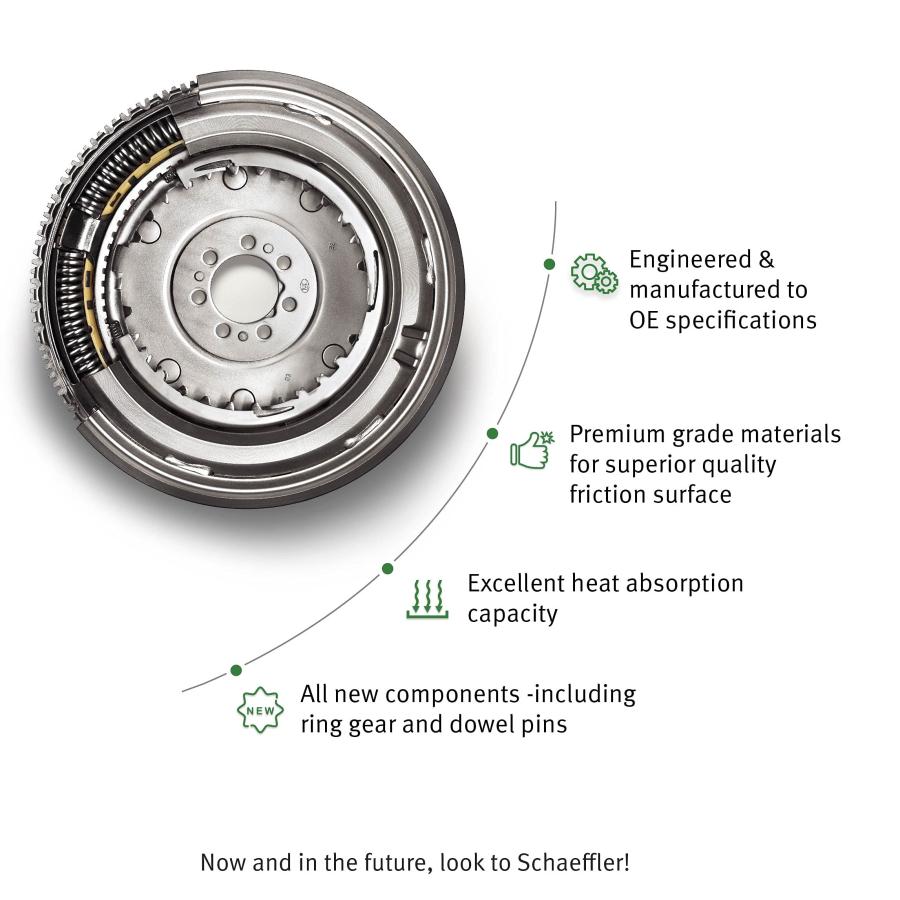 SchaefflerLuK DMF031 デュアルマスフライホイール OEM デュアルマスフライホイール LuK 交換用クラッチパ 並行輸入品_6