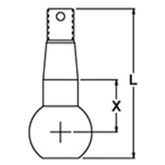 【並行輸入品】Howe 22320S アッパーボールジョイントスチール Howe 22320S UPPER BALL JOINT STEELの画像