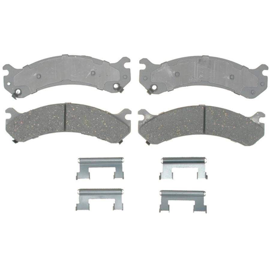 Jeu De Plaquettes De Frein Avant ACDelco Silver 14D841CHF1 - Céramique, Silencieuses, Faible Poussière - Pour GM Et Autres Marques