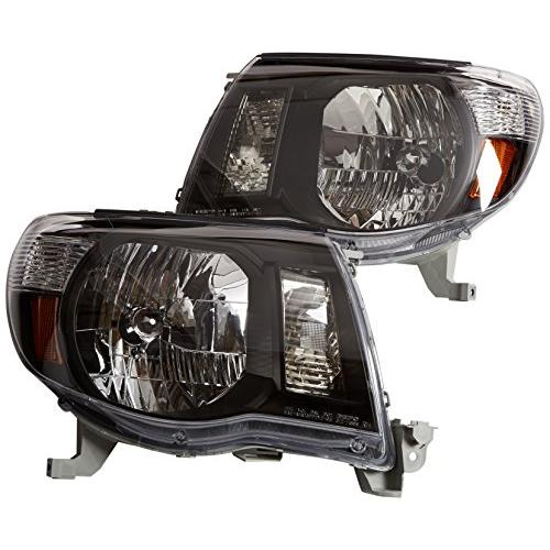 Depo 312 1186P US2 トヨタ タコマ ヘッドライト ブラックベゼル 1ペア DEPO 312 1186P US2  並行輸入品の画像