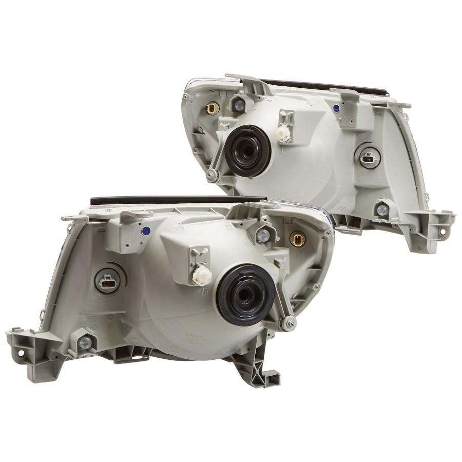 Depo 312 1186P US2 トヨタ タコマ ヘッドライト ブラックベゼル 1ペア DEPO 312 1186P US2  並行輸入品の画像