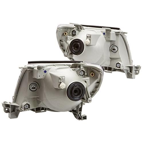 Depo 312 1186P US2 トヨタ タコマ ヘッドライト ブラックベゼル 1ペア DEPO 312 1186P US2  並行輸入品の画像