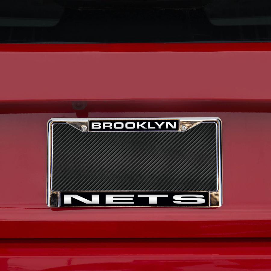 Brooklyn Netsレーザークロームライセンスプレートフレーム Rico Industries NBA Brooklyn N 並行輸入品｜wid-grab｜04