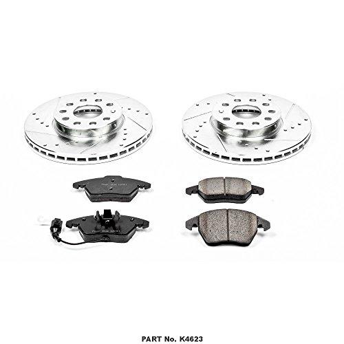 Power Stop K4623 フロントブレーキキット ドリル/スロットブレーキローターとZ23エボリューションセラミックブレー 並行輸入品の画像