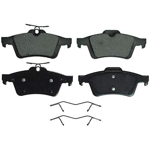 Wagner QuickStop ZD1564 セラミックディスクパッドセット パッド取り付け金具付き 後部座席用 Wagner 並行輸入品_1