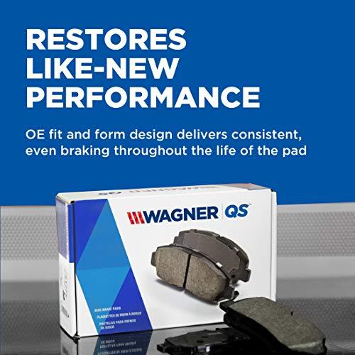 Wagner QuickStop ZD1564 セラミックディスクパッドセット パッド取り付け金具付き 後部座席用 Wagner 並行輸入品_7