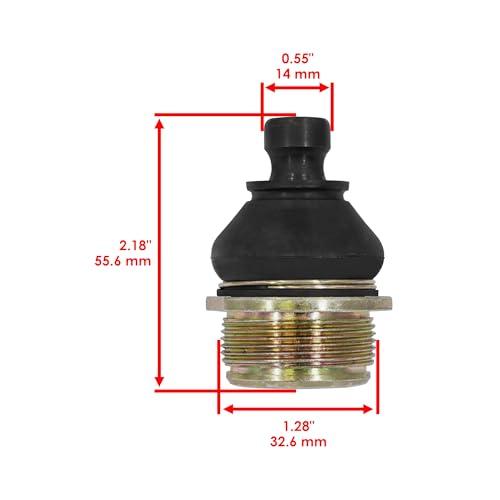 【並行輸入品】 Caltric 2 Lower Ball Joints Compatible With Kawasaki Bayou 400 4_4