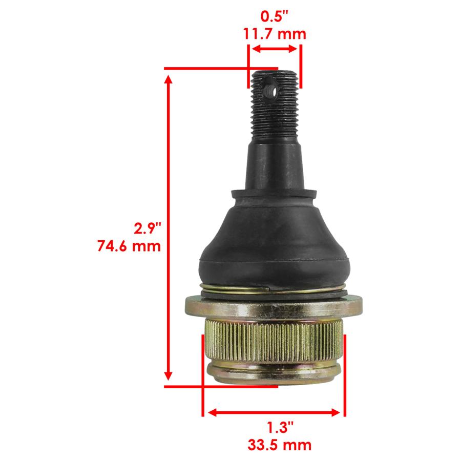 【並行輸入品】Caltric 下部ボールジョイント 2個 Kawasaki Mule 2510 Kaf620 A Kaf 620 A 1994の画像