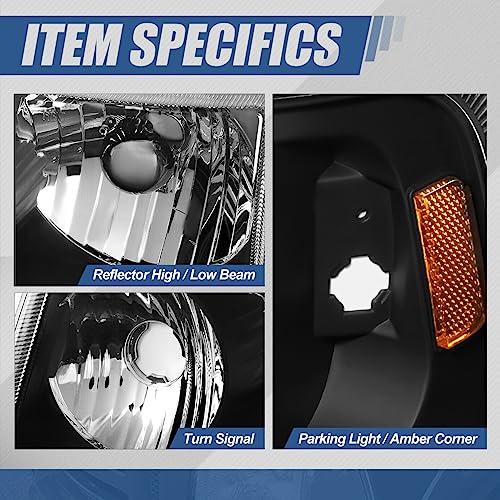 Auto Dynasty Headlights Assembly Compatible with 2001 2011 Ford 並行輸入品_7