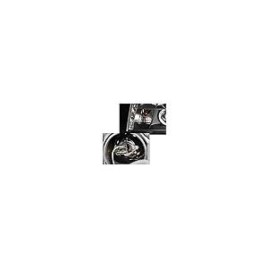 ZMAUTOPARTS Halo LED DRL Projector Headlights Headlamps Black Fo 並行輸入品の画像