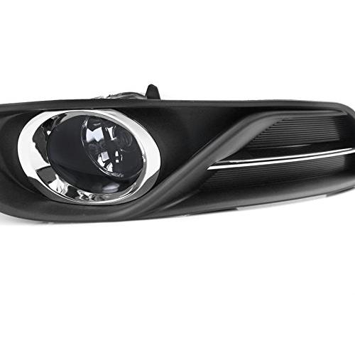【並行輸入品】 ZMAUTOPARTS Front Bumper Driving Fog Lights Lamps Smoke w/Bezels_4