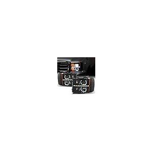 AKKON   GMC シエラ ピックアップ ブラック 専用 ハロー プロジェクター 超高輝度SMD DRL LED ヘッドライト 並行輸入品の画像