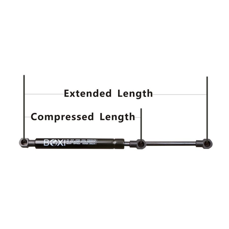 BOXI 2pcs Trunk Gas Charged Lift Support Shocks Spring Dampers Fo 並行輸入品_3