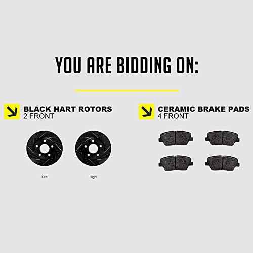 Hart Brakes Front Brakes and Rotors Kit |Front Brake Pads| Brake  並行輸入品の画像